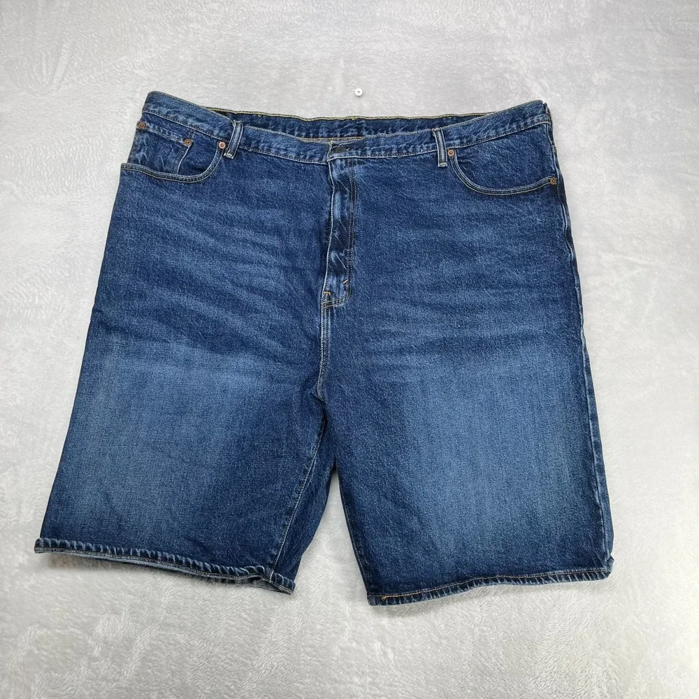 Levi's 569‎ Denim Shorts Men's Blue High Rise Pockets Classic Zip Fly - 26X9.5